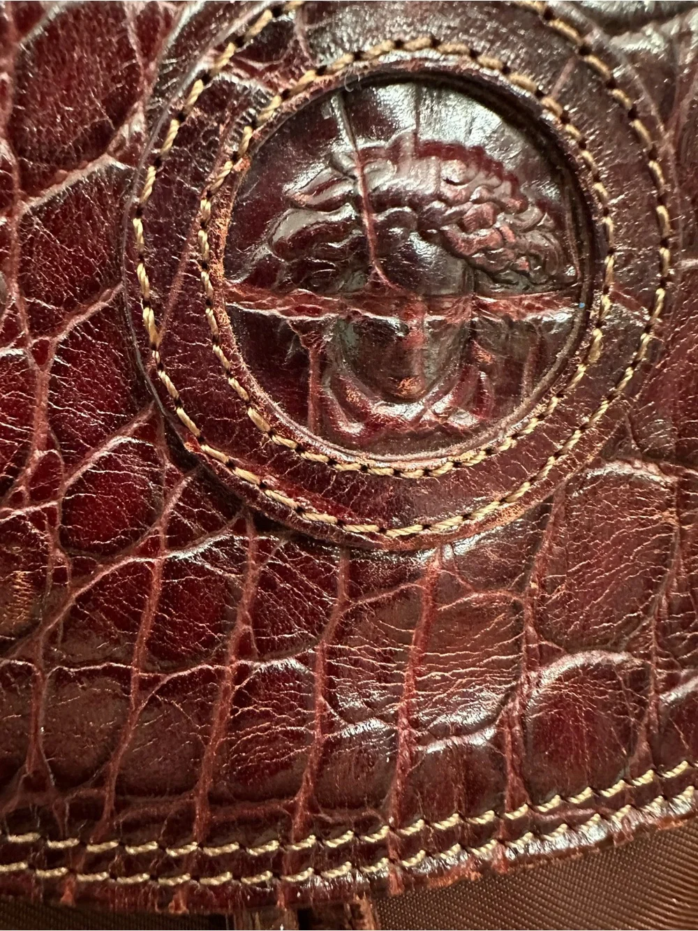 Vintage Gianni Versace Medusa Nylon Backpack